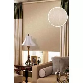 Рулонная штора «Арабеска», 180х160 см, цвет капучино