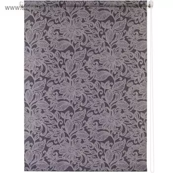 Рулонная штора «Ажур», 120 х 175 см, цвет графит