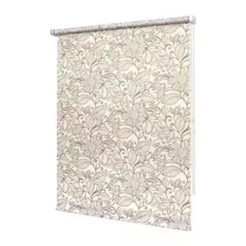 Рулонная штора «Ажур», 60 х 175 см, цвет коричневый