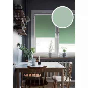 Рулонная штора Blackout LUX, 52х170 см, цвет изумруд