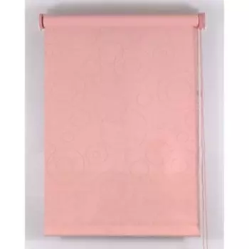 Рулонная штора Blackout, размер 180х160 см, имитация замши, цвет розовый