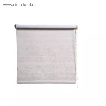 Рулонная штора blackout «Венеция», 120х160 см, цвет белое золото