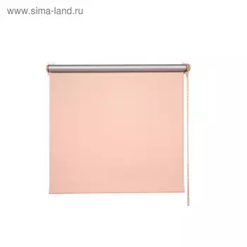 Рулонная штора «Блэкаут», 60х160 см, цвет персик