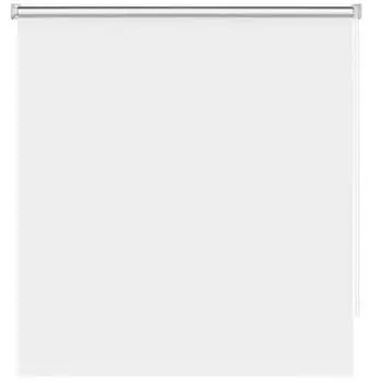 Рулонная штора блэкаут Decofest «Плайн», 100х160 см, цвет белый