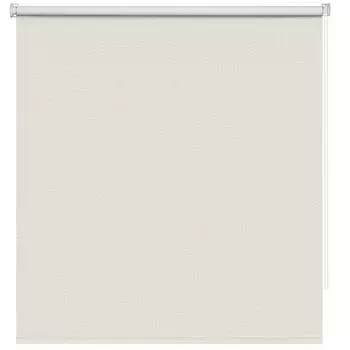 Рулонная штора блэкаут Decofest «Шалюр», 100х160 см, цвет молочный