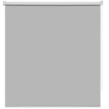Рулонная штора блэкаут Decofest «Шалюр», 80х160 см, цвет серебристый