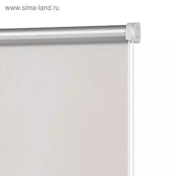 Рулонная штора блэкаут «Плайн», 40х160 см, цвет античный бежевый