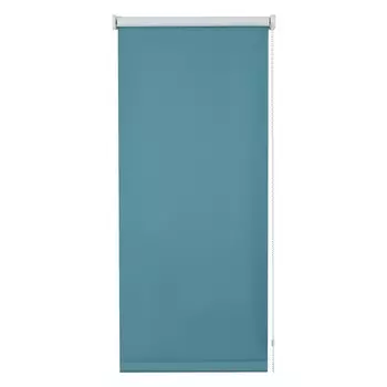 Рулонная штора Блэкаут «Плайн», 40х160 см, цвет бирюзовый