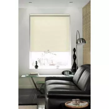 Рулонная штора «Дарси», цвет лимонный, 160х160 см