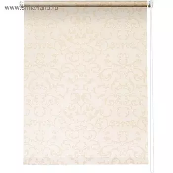 Рулонная штора «Дельфы», 140 х 175 см, цвет бежевый