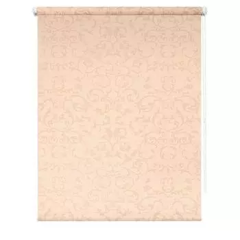 Рулонная штора «Дельфы», 48 х 175 см, цвет кремовый