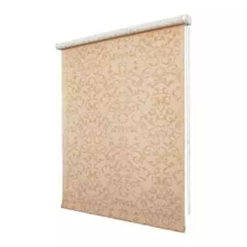 Рулонная штора «Дельфы», 72 х 175 см, цвет тёмно-бежевый