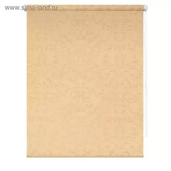 Рулонная штора «Дельфы», 78 х 175 см, цвет тёмно-бежевый