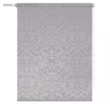 Рулонная штора «Дельфы», 90 х 175 см, цвет серый