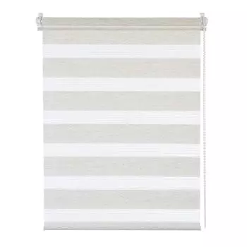 Рулонная штора день/ночь «Бейс», 40х160 см, цвет бежевый