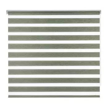 Рулонная штора день/ночь Decofest «Жаккард», 160х180 см, цвет изумрудный