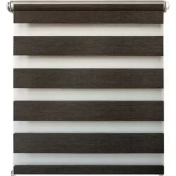 Рулонная штора день/ночь «Канзас», 40 х 160 см, цвет шоколад