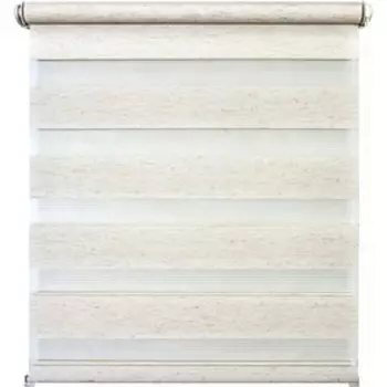 Рулонная штора день/ночь «Канзас», 50 х 160 см, цвет натуральный