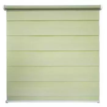 Рулонная штора день/ночь «Канзас», 67 х 160 см, цвет фисташковый