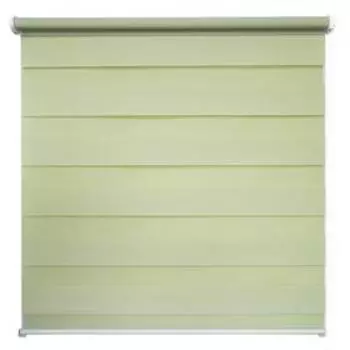 Рулонная штора день/ночь «Канзас», 72 х 160 см, цвет фисташковый