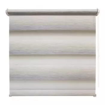 Рулонная штора день/ночь «Ливерпуль», 50 х 160 см, цвет серо-голубой