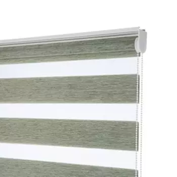 Рулонная штора день/ночь Decofest «Жаккард», 180х180 см, цвет изумрудный