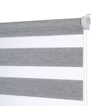 Рулонная штора день/ночь Decofest «Жаккард», 80х160 см, цвет графит