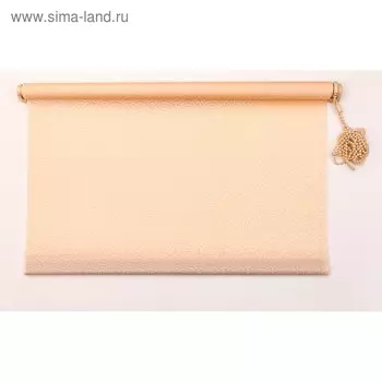 Рулонная штора «Дольче Вита», размер 80х160 см, цвет персиковый мусс