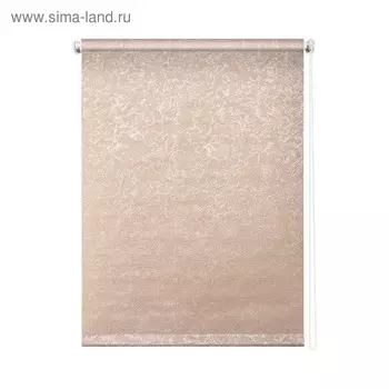 Рулонная штора «Фрост», 120 х 175 см, цвет миндаль
