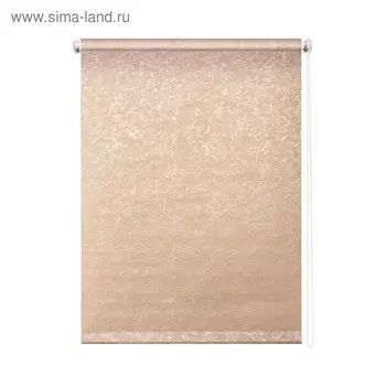 Рулонная штора «Фрост», 140 х 175 см, цвет шафран