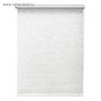 Рулонная штора «Фрост», 78 х 175 см, цвет белый