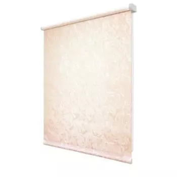 Рулонная штора «Фрост», 85х175 см, цвет пудровый