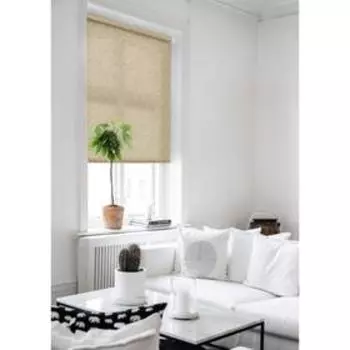 Рулонная штора «Имани», цвет капучино, 130х160 см