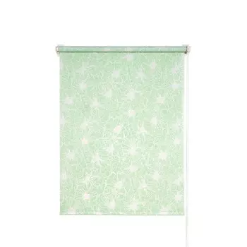 Рулонная штора «Экзотика», 55х175 см, цвет зеленый