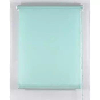 Рулонная штора «Комфортиссимо», 140х160 см, цвет светло-зелёный, фурнитура белая