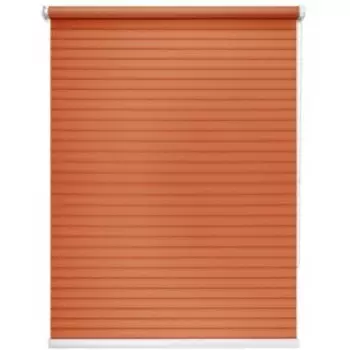 Рулонная штора «Кутюр», 160 х 175 см, цвет оранжевый
