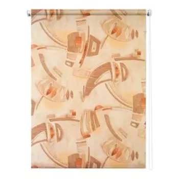 Рулонная штора «Петра», 180 х 175 см, цвет терракот