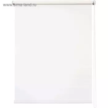 Рулонная штора «Плайн», 100 х 175 см, цвет белый