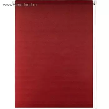 Рулонная штора «Плайн», 180 х 175 см, цвет красный