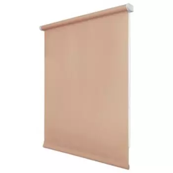 Рулонная штора «Плайн», 43х175 см, цвет лососевый