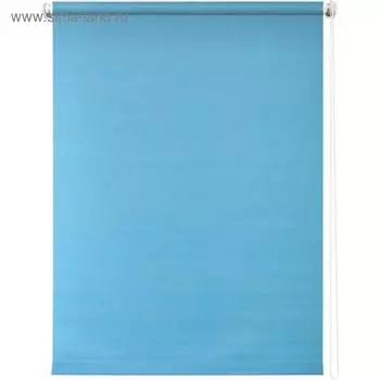 Рулонная штора «Плайн», 48 х 175 см, цвет голубой
