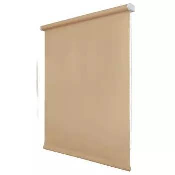 Рулонная штора «Плайн», 50х175 см, цвет темно-бежевый