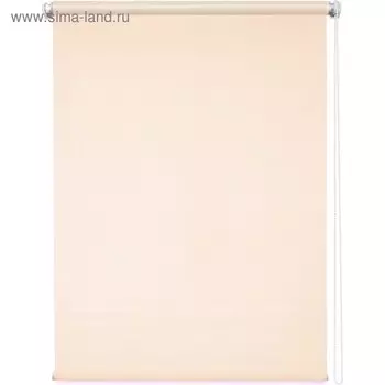 Рулонная штора «Плайн», 60 х 175 см, цвет пудровый