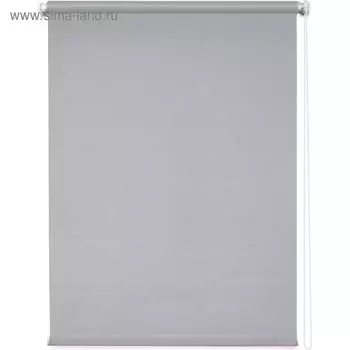 Рулонная штора «Плайн», 67 х 175 см, цвет серый