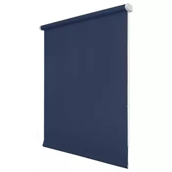 Рулонная штора «Плайн», 70х175 см, цвет синий