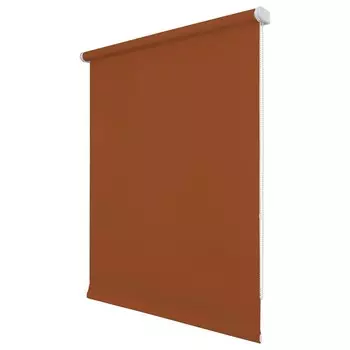 Рулонная штора «Плайн», 70х175 см, цвет терракот