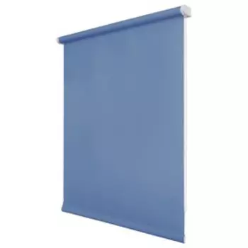Рулонная штора «Плайн», 85х175 см, цвет голубой