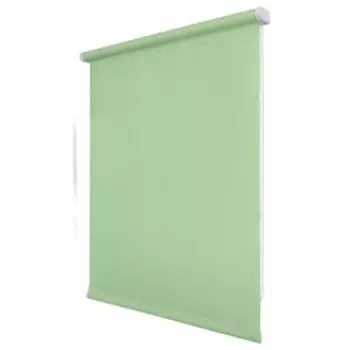 Рулонная штора «Плайн», 85х175 см, цвет светло-зеленый
