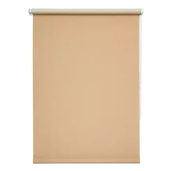 Рулонная штора «Плайн», 85х175 см, цвет темно-бежевый