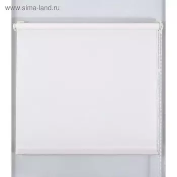 Рулонная штора «Простая MJ» 110х160 см, цвет белый